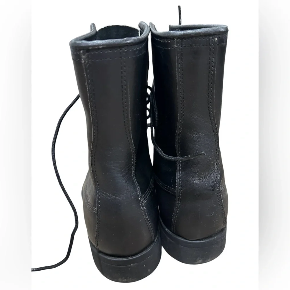 Vintage Biltrite ANSI Z-41 1990 Black Combat Steel Toe Military Boots Size 6M B5